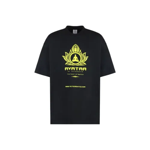 Vetements Черные Мужские T-Рубашки