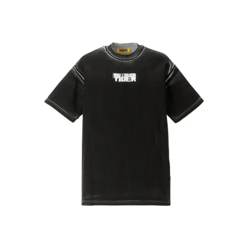 Onitsuka Tiger Printed T-Shirt Унисекс Фотиния Серый Черный