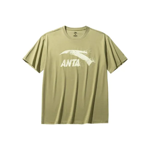 ANTA Life Collection T-Shirt Мужской Дымчатый Зеленый