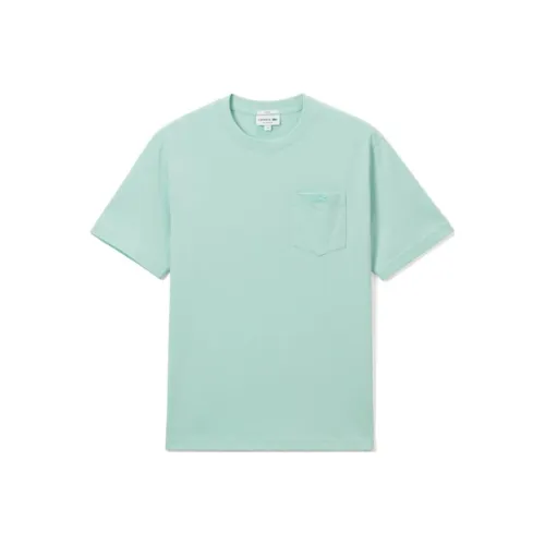 Рубашка T с коллаборацией LACOSTE Мужская Мятно-Зеленая