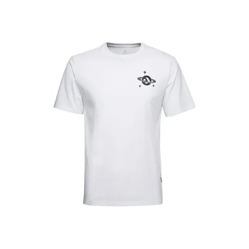 Конверс Planet HOOP T Shirt Мужской Белый