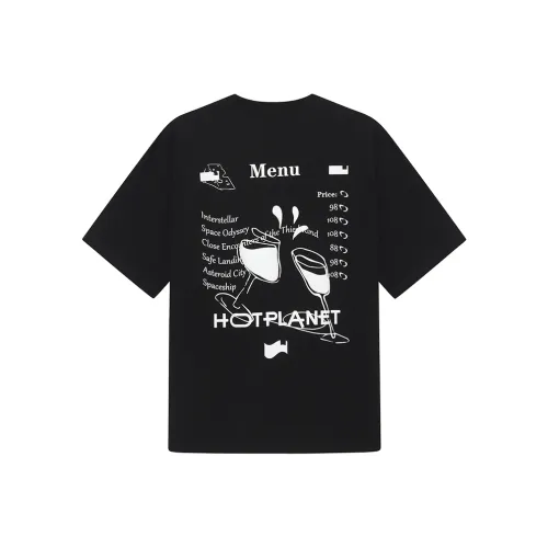 HOTPLANET T-Shirt Унисекс Белый Черный