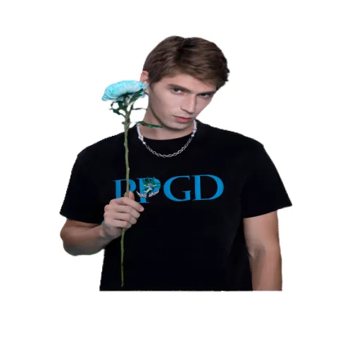 PP.GOLDEN Круглый вырез T-рубашка Мужская