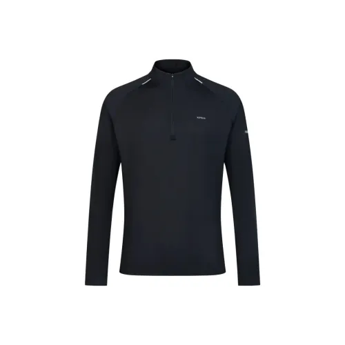 DECATHLON Дымчатый Черный Мужская T-Рубашка
