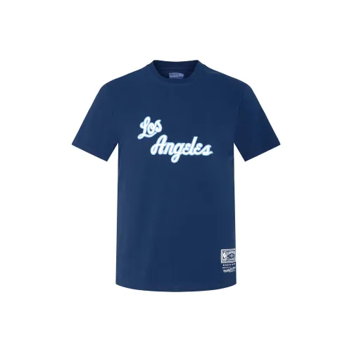 MITCHELL NESS T-Shirt Унисекс Темно-синий