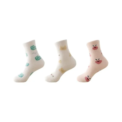 WAJUZHEN Носки Crew Женские 3 упаковки зимние теплые и уютные