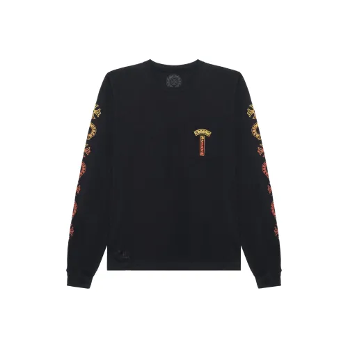 Chrome Hearts Мужские черные футболки