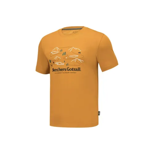 Skechers GO DRI Sports Lifestyle Collection T-Shirt Унисекс Янтарь