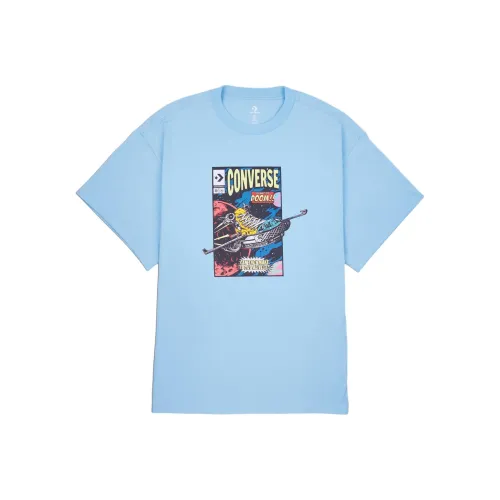 Конверс T Рубашка Мужская Небесно-Голубая