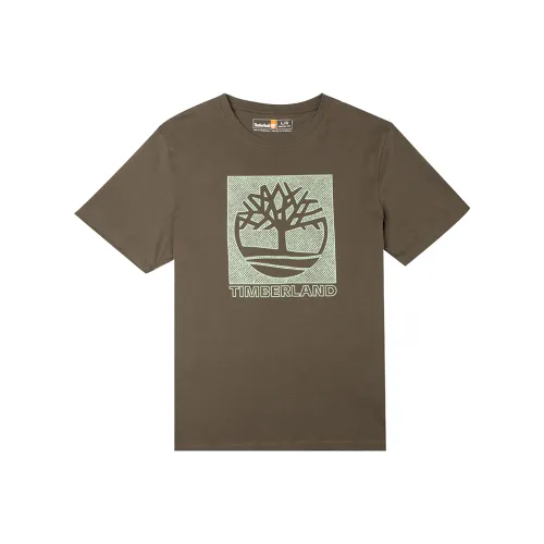 Timberland SS25 T Рубашка Мужская Светло-Коричневая