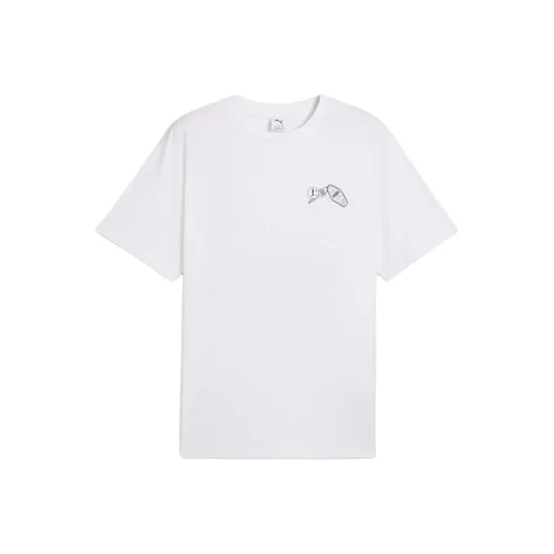 PUMA Белая Мужская Футболка