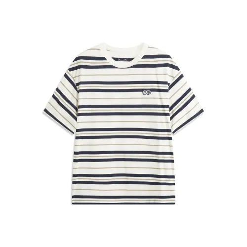 LINING Sports Life Collection Темно-морской синий/Экрю Мужская T-рубашка