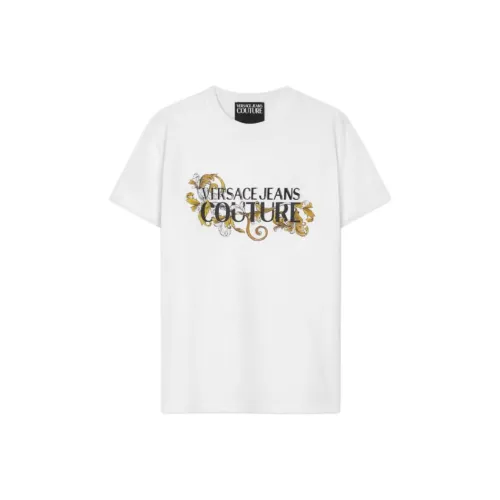 VERSACE JEANS COUTURE Белая Мужская Футболка
