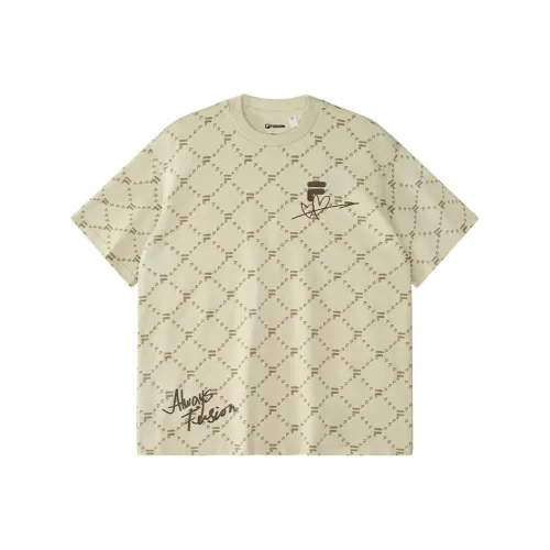 FILA FUSION FOB Кофейный аромат Хаки Унисекс T-рубашки