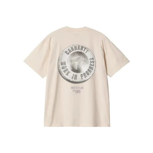 Carhartt WIP SS25 Бежевый Мужской T-Рубашки