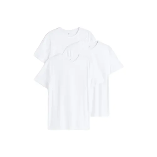 H&M 3 пачки белых мужских футболок