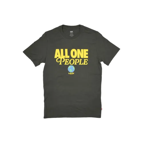 Levi's T-Shirt Мужская Армейский Зеленый