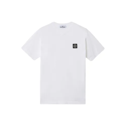 STONE ISLAND Рубашка Мужская Белая