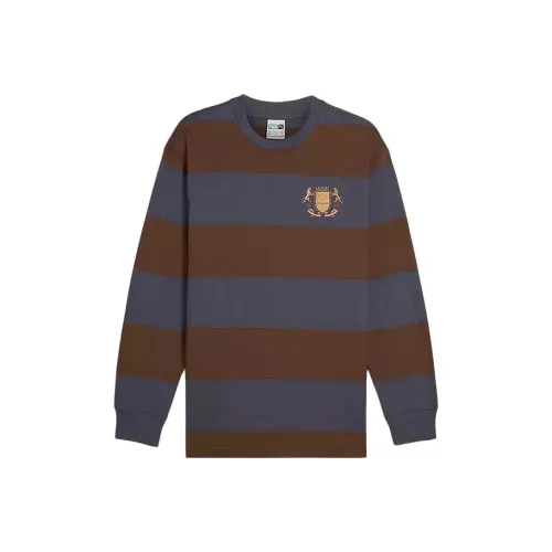 PUMA LEGACYStriped T Рубашка Унисекс Серый