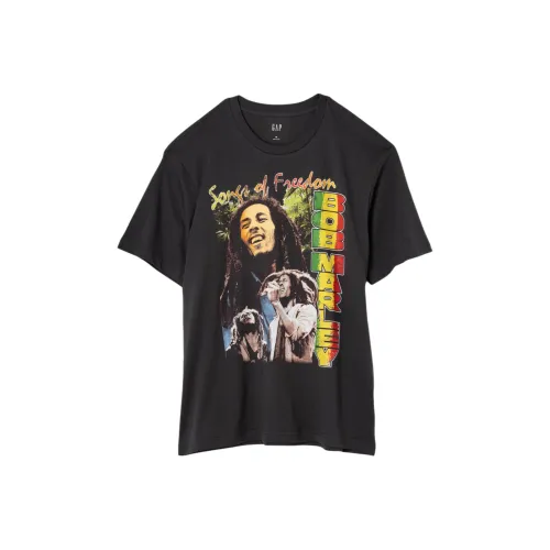 GAP совместная серия Legendary Artist Series T-рубашка мужская черная