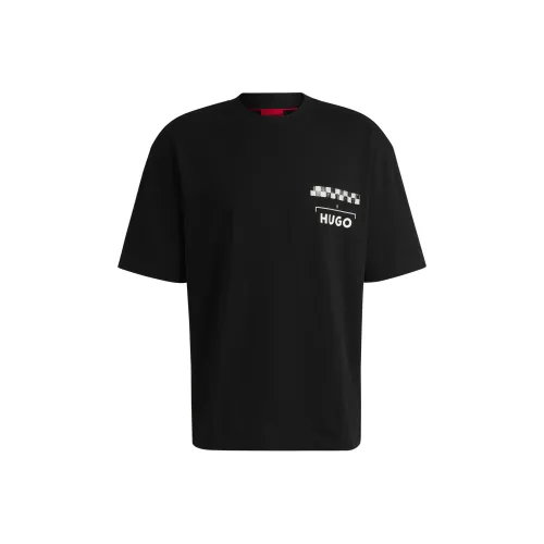 Hugo Boss FW24 T Рубашка Мужская Черная