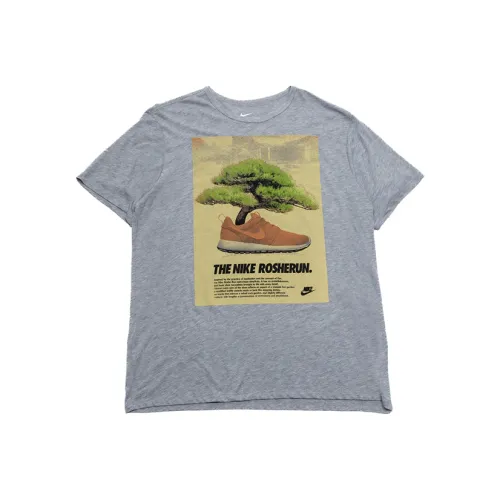 nike Roshe Run FW24 T Рубашка Мужская Фотиния Серый