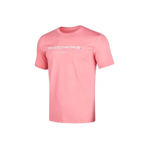 Skechers T-Shirt Унисекс Гвоздика Розовый