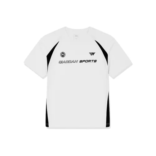 QIAODAN T-Shirt Унисекс Jordan-Белый Черный