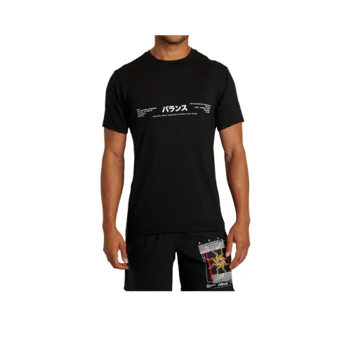 RVCA Мужская Черная T-Рубашка