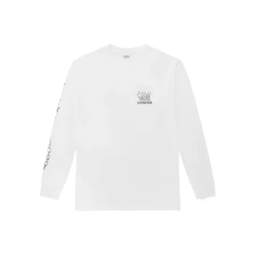 Vans x SPONGEBOB SQUAREPANTS Рубашка LSOFF WHE Стена T Унисекс Белый