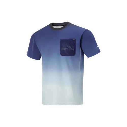 Лайнер Professional Basketball Series T Рубашка Мужская Синяя Градиентная