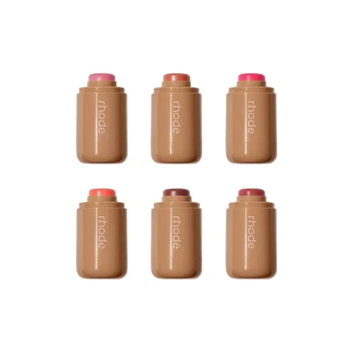 RHODE Легкий Увлажняющий Длинный Долговечный Румяна Не размазывается и Легко смешивается Комплект из шести предметов