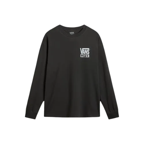 Vans Brain Storms Study Рукав с спущенным плечом T-рубашка Мужская Черная