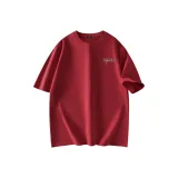 [Dense 100% cotton] Бордовый (Логотип Ma Fei Yan Chasing Dreams на груди _ Логотип Ma Fei Yan Chasing Dreams на спине)