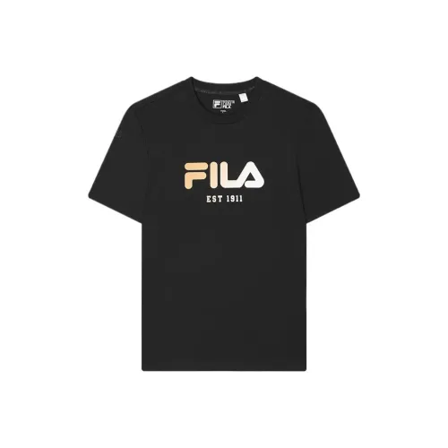 FILA ORIGINALE T-Shirt Унисекс Черное Золото Frozen Лимон
