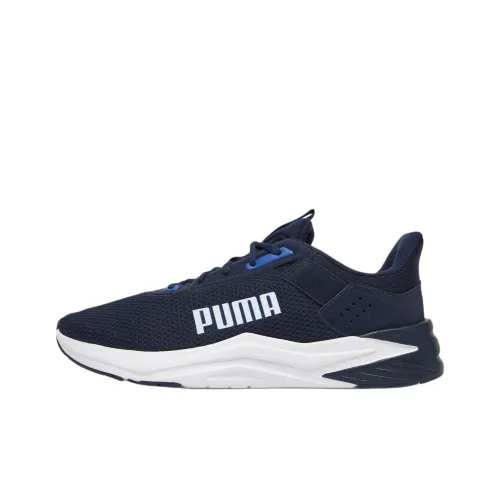 PUMA FTR Wave Slip-Resistant Abrasion-Resistant Low Top Casual Running Shoes Men's Marine Blue PUMA FTR Wave Slip-Resistant Abrasion-Resistant Низкий Топ Повседневные Беговые Кроссовки Мужские Морской Синий