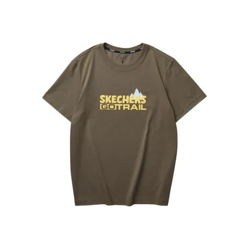 Skechers T-Shirt Мужской Грибной Коричневый