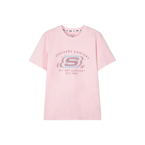 Skechers T-Shirt Унисекс Песочно-розовый