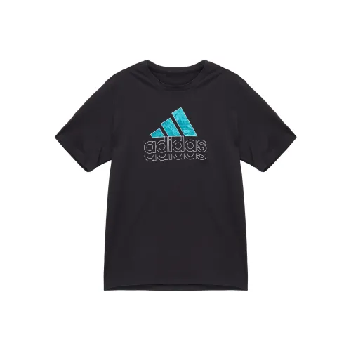 Adidas T-Shirt Мужская Черная Белая