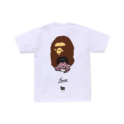 A BATHING APE GALLERY™ TOKYO Collaboration FW24 T-Shirt Унисекс Белый