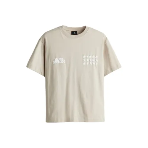 H&M Бежевые Мужские T-рубашки