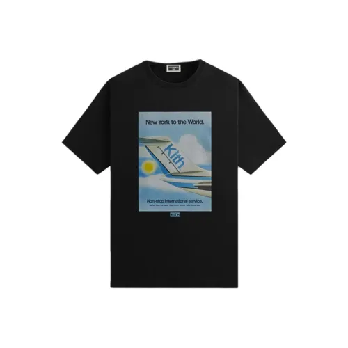 KITH Collaboration Мужская Черная T-Рубашка