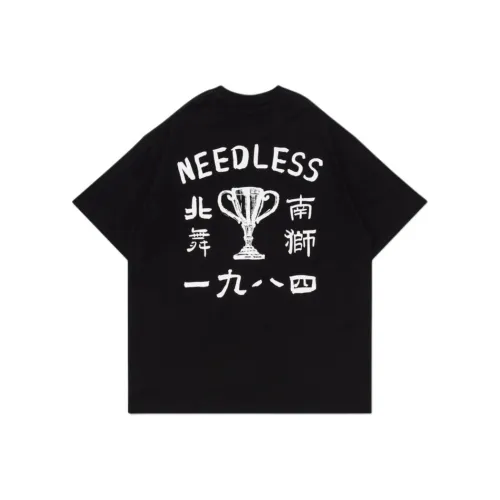 Needles GROCERY Collaboration Черная Унисекс Рубашка T