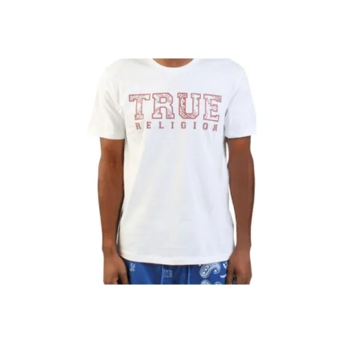 TRUE RELIGION T Рубашка Мужская Белая