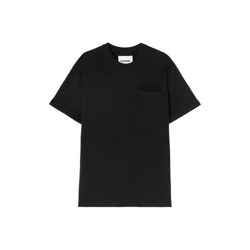 JIL SANDER Мужские черные T-рубашки