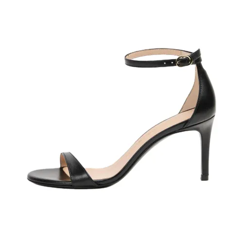 Stuart Weitzman SW one Ремень Сандалии 7,5 см Женские Черные