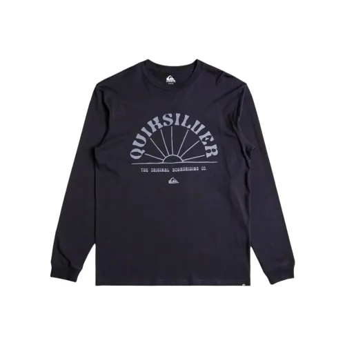 Quiksilver Морской Синий Мужская Футболка