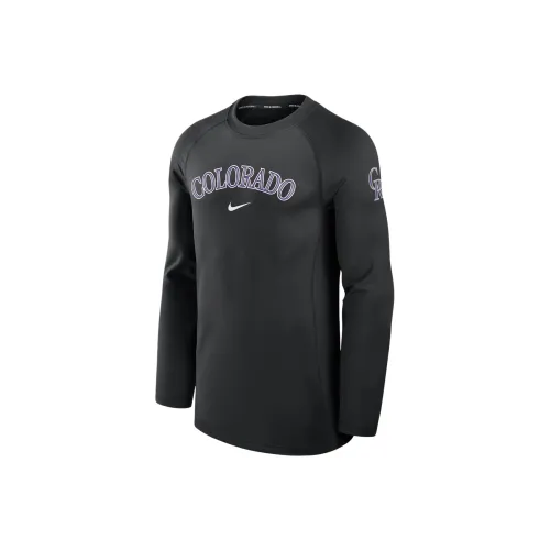 nike COLORADO ROCKIES Аутентичная коллекция Game Time T-Shirt Мужская Черная