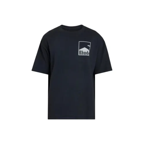 RHUDE Мужские черные T-рубашки