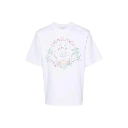 CASABLANCA T-Shirt Унисекс Белый